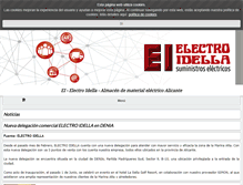 Tablet Screenshot of electroidella.com